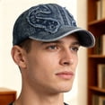 thumbnail image 5 of MEICHEN Distressed Baseball Cap for Men Trendy Solid Comfortable Dad Hat Men's Trucker Hat, 5 of 6