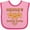 Pink and Fuchsia, variant on Inktastic Nonnas Baking Buddy Grandchild Boys or Girls Baby Bib