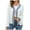 White, variant on LYXSSBYX Cardigans for Women Clearance Women's Long Sleeve Open Front Casual Lightweight Soft Knit Cardigan Sweater Outerwear
