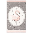 thumbnail image 2 of SAFAVIEH Carousel Kids Dina Flamingo Animal Print Area Rug, Pink/Ivory, 4' x 6', 2 of 10