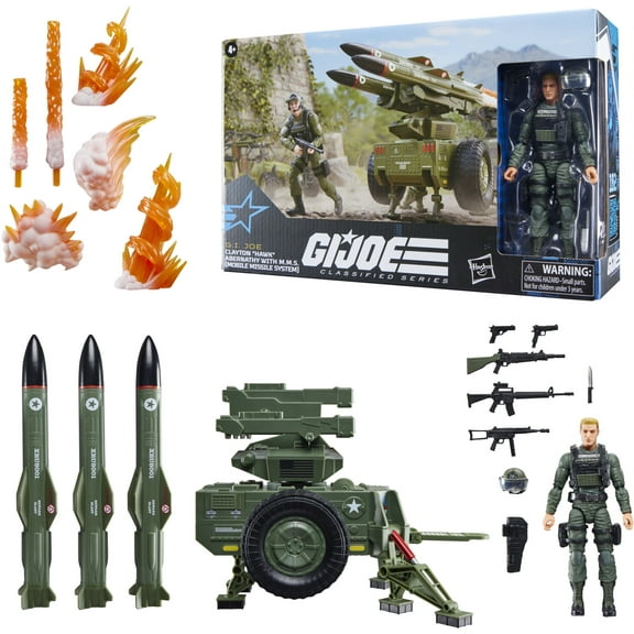 Hasbro Collectibles - G.I. Joe - Classified Series - #182, Clayton “Hawk” Abernathy with M.M.S. (Mobile Missile System) Action Figure Set