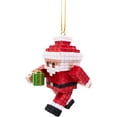 thumbnail image 6 of Pixelated Santa Claus Gamer Christmas Tree Ornament Retro Video Game 80's Pixel Gaming, 6 of 8