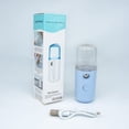 thumbnail image 1 of Fiudx Bruma Facial Usb, Pulverizador Hidratante Portátil, Atomizador de Niebla Fina, Humectante de Penetración Profunda, Herramienta Refrescante para Maquillaje, Hidratación para Llevar, Diseño Compa, 1 of 2