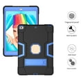 thumbnail image 6 of FIEWESEY For New iPad 10.2 Case 2021,Hybrid Shockproof Rugged Anti-Impact Drop With Stand Protection Case for Apple iPad 10.2 inch Tablet 7th/8th/9th Generation 2019/2020/2021 Released( Black/Blue), 6 of 6