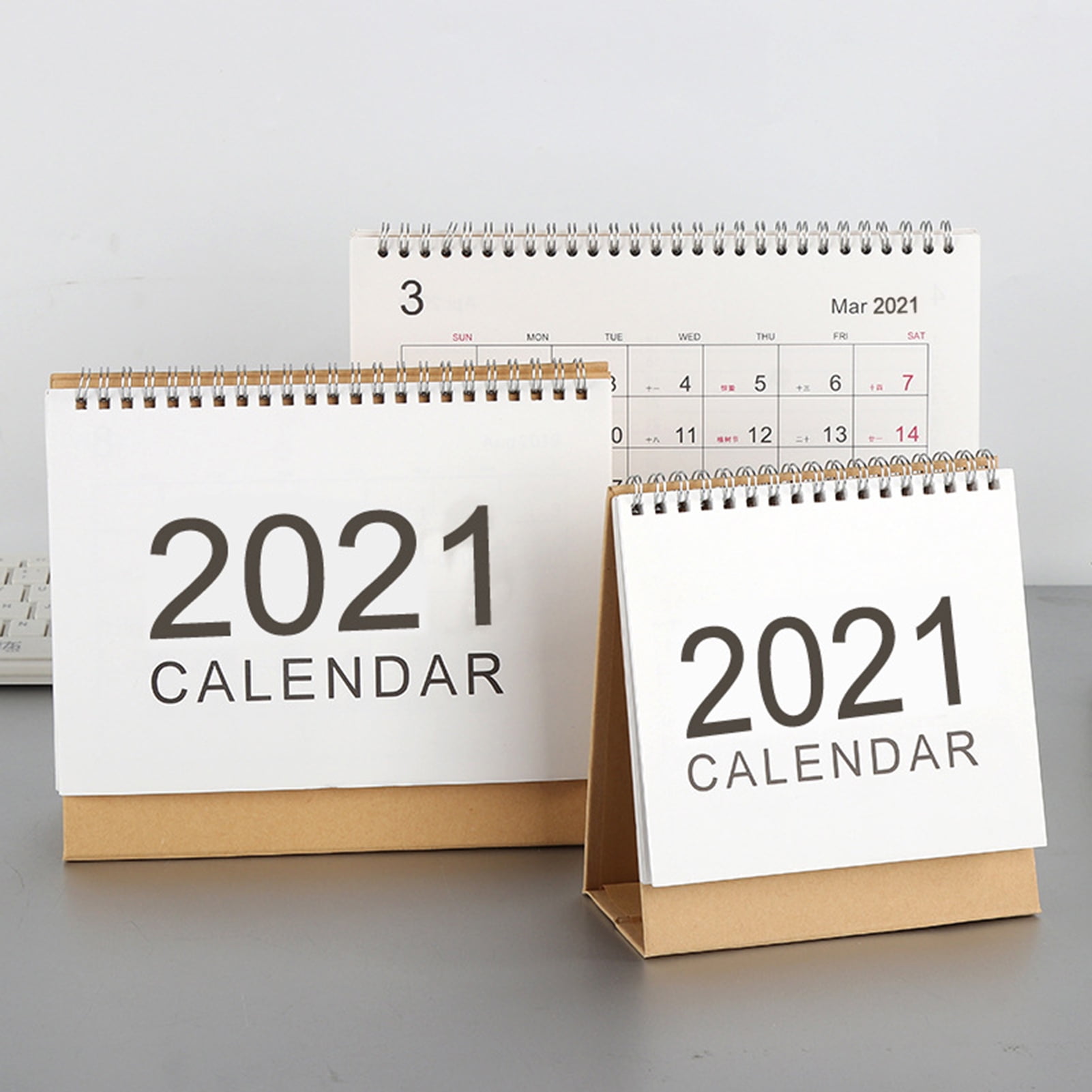 Details about   Black Striped Floral Desk Calendar 2021-2022 