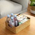 thumbnail image 4 of Almacenamiento De Algas Hecha A Mano, Caja De Almacenamiento Tejida Con Asa Para El Hogar, La Cocina Y La Oficina seitruly HA040778-01, 4 of 6