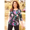 thumbnail image 2 of Catherines Women's Plus Size Suprema Feather Together Tee, 2 of 4