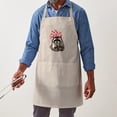 thumbnail image 5 of CafePress - Raccoon Blowing Kisses Cute Animal Love - Kitchen Apron with Pockets, Grilling Apron, Baking Apron, 5 of 5