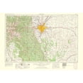 thumbnail image 2 of USGS 32x24 White Modern Wood Framed Museum Art Print Titled - Denver Colorado Sheet - USGS 1966, 2 of 4