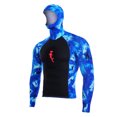 thumbnail image 2 of HammerHead Ambush 1mm Hooded Rashguard - Blue - Small, 2 of 2