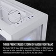 thumbnail image 4 of Thermaltake Divider 500 TG ARGB Computer Case, White, 4 of 8