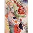 thumbnail image 2 of Kandinsky, Wassily 24x32 Black Ornate Wood Framed with Double Matting Museum Art Print Titled - Aquarell print, 2 of 4