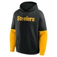 thumbnail image 5 of Men's Fanatics Black Pittsburgh Steelers Helmet Pullover Hoodie, 5 of 7