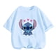thumbnail image 4 of 2024 Camiseta Kawaii Lilo Stitch Ropa para Niños Anime Moda de Verano Camisetas para Niños Casual Manga Corta Bebé Niños Camionero, 4 of 5
