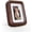 Natural Walnut, variant on 5x5 Natural Dark Walnut Solid Wood Picture Frames, Hand Make Crafted Original Wood Frame with Mat to 4x4,Rounded Edge Wooden Photo Frame, For TableTop and Wall Decoration