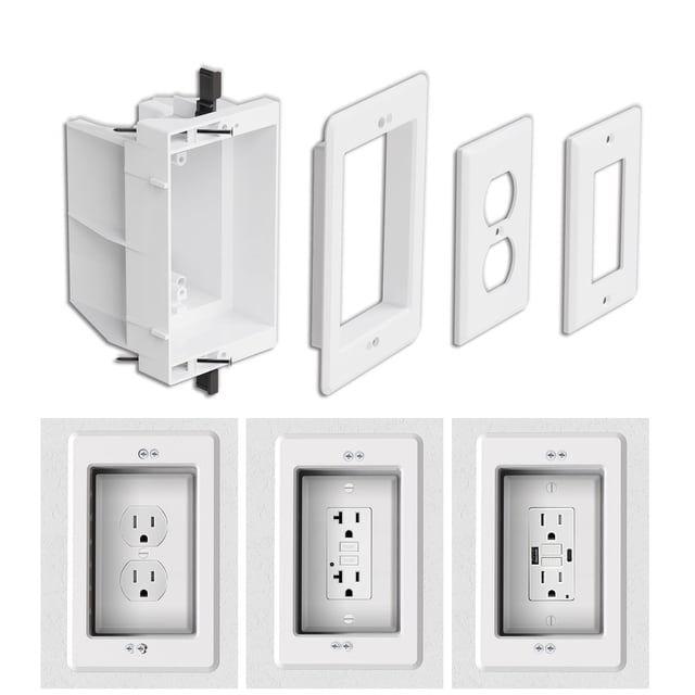 Enchufe empotrado/caja eléctrica de un solo grupo Magaliyo