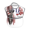 thumbnail image 2 of Kdxio Patriotic Skull Art Bibs For Babies, Baby Bibs for Eating, Toddler Bibs, Waterproof Bibs, Feeding Bibs, for Toddlers, Boys, Girls, 2 of 8