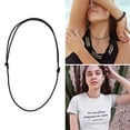 thumbnail image 2 of 10 Pack Leathers Cords Black Cords Jewelry Findings Necklace Making Materials with Sliding Knots Jewelry Making Supplies, 2 of 8