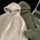 thumbnail image 5 of Sudaderas con capucha de gamuza para hombre, Sudadera con capucha de estilo universitario Vintage americano, ropa de tendencia callejera de moda, Otoño e Invierno, 5 of 5