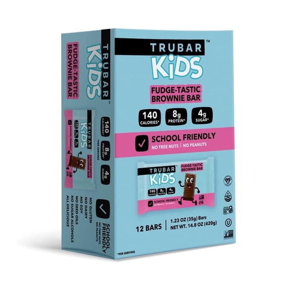 TRUBAR Fudge-Tastic Brownie Bar 12 Count (Box)