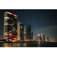 thumbnail image 1 of 24x36 gallery poster, Miami Beach at Night, 1 of 1