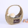 thumbnail image 4 of MesaSe Rattan Woven Basket Straw Flower Succulent Flowerpot New Home Decor Holiday Wedding Gift, 4 of 12
