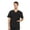 BLACK, variant on HEAL+WEAR Men's V-Neck Scrub Top with Multiple Pockets – Classic Fit Medical Uniform Shirt for Clinical, Nursing