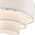 thumbnail image 6 of 55914-91-Livex Lighting-Carrington - 4 Light Pendant In Mid-Century Modern Style-22.5 Inches Tall and 23 Inches Wide-Brushed Nickel Finish, 6 of 13