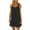 Black, variant on LEAVINGSUO Sleeveless Dresses for Women 2024 Women's Beach Dress Bikini Beachwear Coverups Casual Vacation Short Summer Halter Dresses