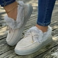 thumbnail image 2 of YLYL Women Loafers Warm Fur Lined Thick Sole Slip on Fashion Casual Moccasin Winter Snow Boots, 2 of 6