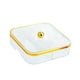 thumbnail image 4 of Bandeja para servir dividida, contenedor de alimentos, bandeja de exhibición de refrigerios, caja de refrigerios portátil para Claro, 4 of 9