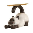 thumbnail image 3 of Organizador de figuras de gato, estatua de resina, soporte para joyas para guardar objetos pequeños, adecuado para la decoración de la sala de estar y, 3 of 8