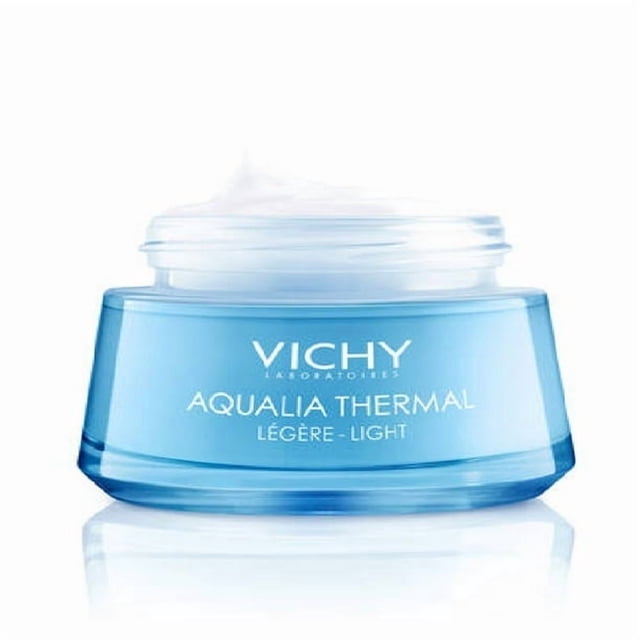 VICHiyi Aqualia Thermal Light Cream 50ml – Hydrating Face Moisturizer with Hyaluronic Acid | Lightweight Daily Cream for Sensitive & Combination Skin