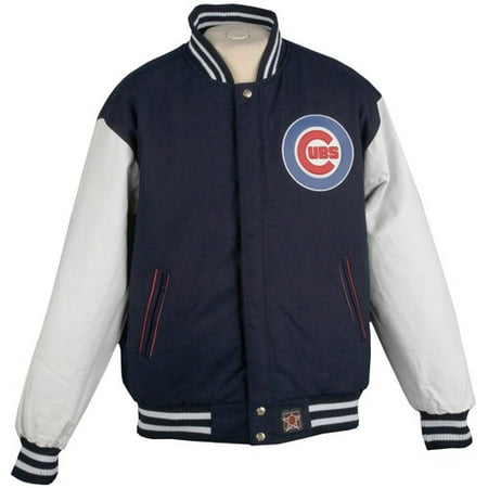 JH Designs - Men's MLB Chicago Cubs Varsity Coat