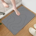 thumbnail image 5 of RLESO 2026 New Diatomaceous Earth Bath Mat Non-Slip Super Absorbent Stone Bath Mats for Bathroom Quick Drying Diatomite Stone Shower Mat Large Natural Easy to Clean(16X24 Inches,Light Gray), 5 of 7