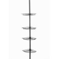 thumbnail image 1 of Range-accessoires sur montant à tension Hometrends à 4 tablettes, nickel, 1 of 2