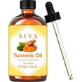 thumbnail image 4 of SIVA Turmeric Essential Oil - 4 Fl Oz – Natural Turmeric Oil - for Diffuser, Face, Skin Care, Aromatherapy, Hair Care, Scalp and Body Massage - with Dropper, 4 of 9