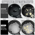 thumbnail image 6 of 4TSL Car Cup Holder Coaster, Silicone Cup Holder Insert, Universal Non-Slip Cup Holders, Car Accessories Interior for Women and Man 4 Pack (Gray）, 6 of 6