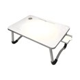 thumbnail image 2 of Clearance Sale - Laptop Lap Desk, Foldable Laptop Tray with Storage Drawer and Cup Holder, Laptop Bed Tray Table, Desk Stand for Bed Lap Tray Portable Standing Table for Bed Couch Floor, 2 of 6