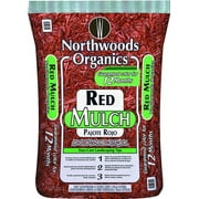 Northwoods Organics WNW03250 Decorative Mulch, Red Bag