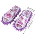 thumbnail image 3 of Los deslizadores multifuncionales de la limpieza del polvo del piso del resbalón de la función no calzan el limpiador de la casa de la fregona púrpura, 3 of 8