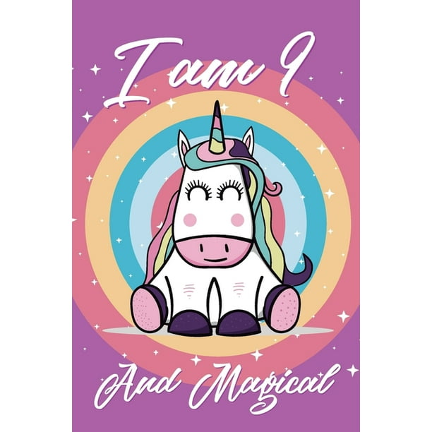 I Am 9 And Magical : cute unicorn happy birthday journal for 9 years