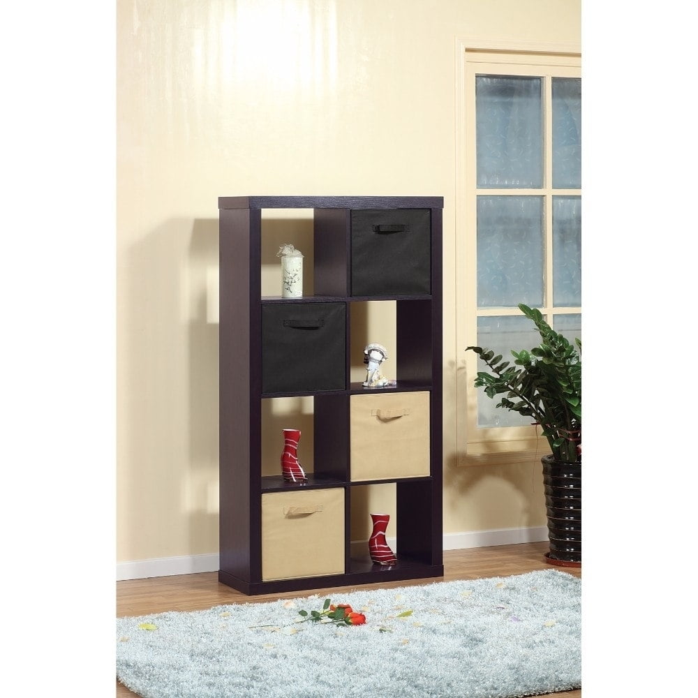 Spacious Sofa Console / Display With 8 Cubby Shelves. Walmart