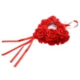thumbnail image 1 of De Imitación en apariencia De Bowknot Novia Flor Almohada Encaje Boda Decoración rojo, 1 of 7