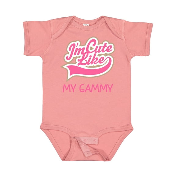 Inktastic Cute Like My Gammy Girls Baby Bodysuit
