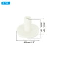 thumbnail image 2 of Uxcell 1.5 Inch Rubber Golf Tee, 6 Pack Tall Training Driving Range Tee Stable Ball Holder, White, 2 of 5