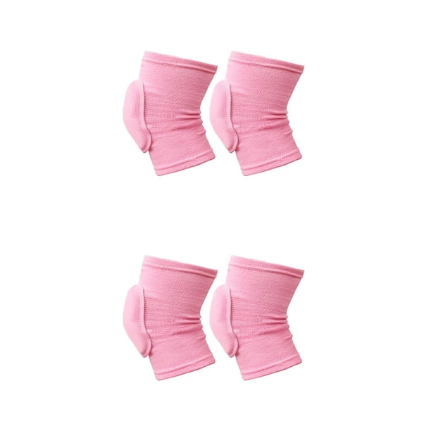 Vogacara 1 par de rodilleras deportivas para correr ejercicio compresión protectora rodillera manga cómoda protección Brace Protector Rosado 2piezas