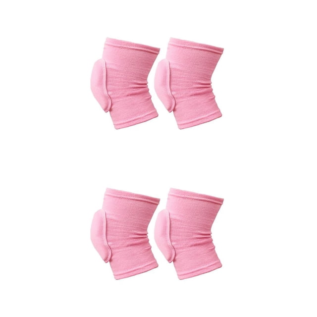 Vogacara 1 par de rodilleras deportivas para correr ejercicio compresión protectora rodillera manga cómoda protección Brace Protector Rosado 2piezas