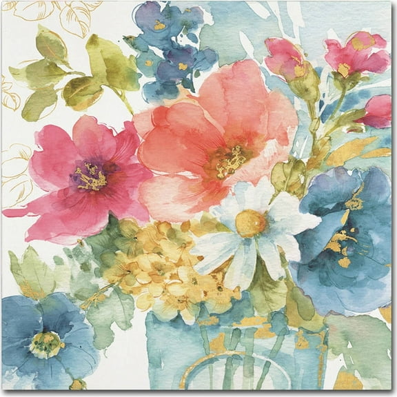 Trademark Fine Art "My Garden Bouquet II" Canvas Art by Lisa Audit