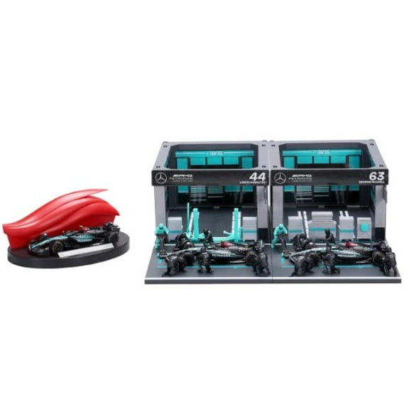 Bburago 1:43 Formula Racing Paddock Set ( Mercedes AMG)